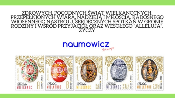 Wesołych ‌Świąt Wielkanocnych 2018 naumowicz-stamps.com